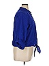 Chico's Blue 3/4 Sleeve Button-Down Shirt Size XL - photo 4