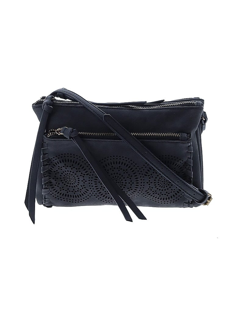 Unbranded Paisley Blue Black Crossbody Bag One size - photo 1