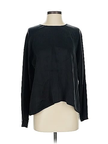 Xirena Long Sleeve Silk Top (view 1)