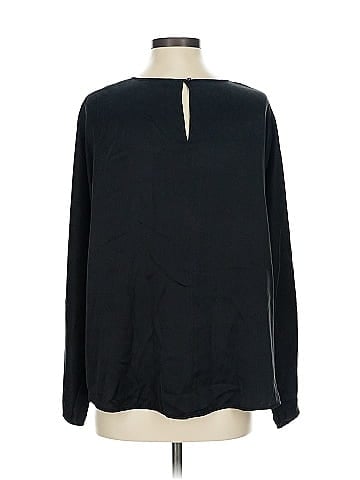 Xirena Long Sleeve Silk Top (view 2)