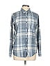 Kuhl Plaid Blue Long Sleeve Button-Down Shirt Size M - photo 1