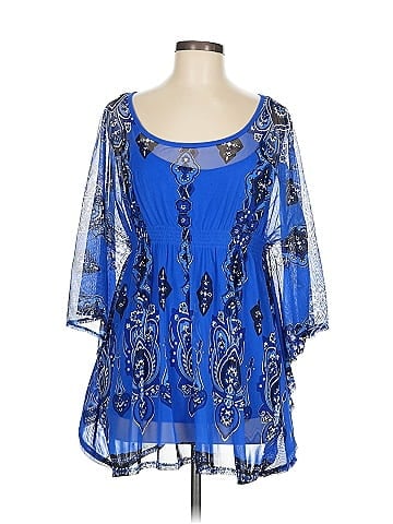 INC International Concepts 3/4 Sleeve Blouse (view 1)