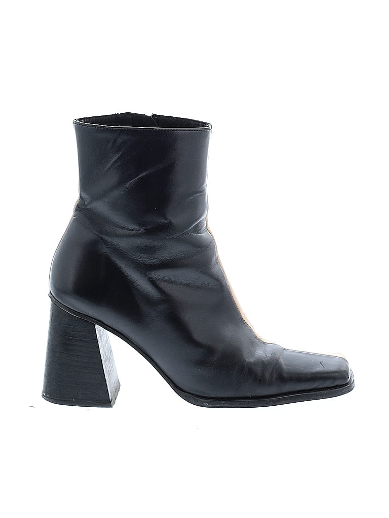 ALOHAS 100 Leather Black Ankle Boots Size EU 40 71 off ThredUp