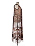 Johnny Was 100% Nylon Graphic Brown Casual Dress Size XL - photo 4