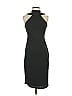 Bebe Solid Black Cocktail Dress Size 2 - photo 1