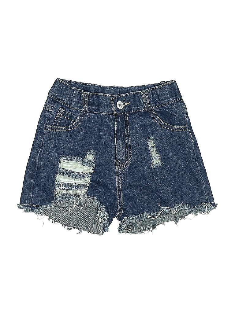 Pre-owned Unbranded Kids' Denim Shorts In Blue
