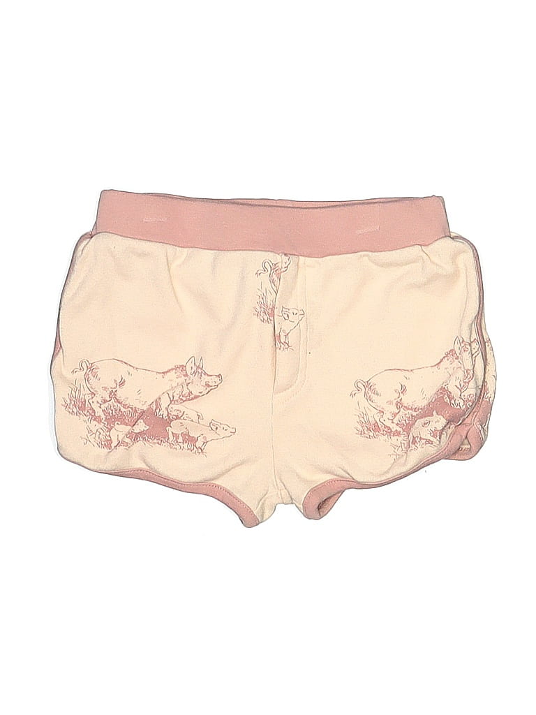Kate Quinn Organics 100% Organic Cotton Graphic Pink Shorts Size 4T - photo 1