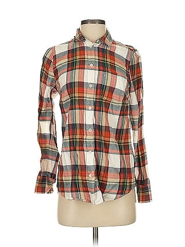 J.Crew Factory Store Long Sleeve Button-Down Shirt (view 1)