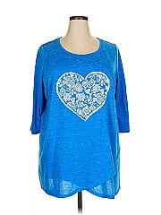 Woman Within 3/4 Sleeve T Shirt