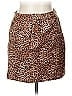 BB Dakota Animal Print Brown Casual Skirt Size 8 - photo 1