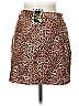 BB Dakota Animal Print Brown Casual Skirt Size 8 - photo 2