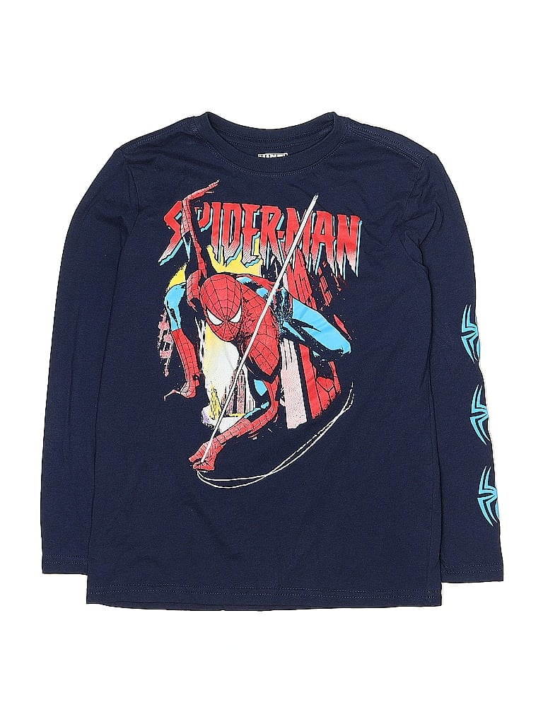 Marvel Blue Long Sleeve Top Size 8 (big kids) - photo 1