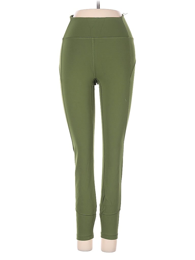 Pre-owned Lululemon Athletica Active Pants In Green