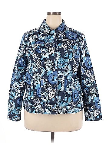 Liz Claiborne 3/4 Sleeve Button-Down Shirt (view 1)