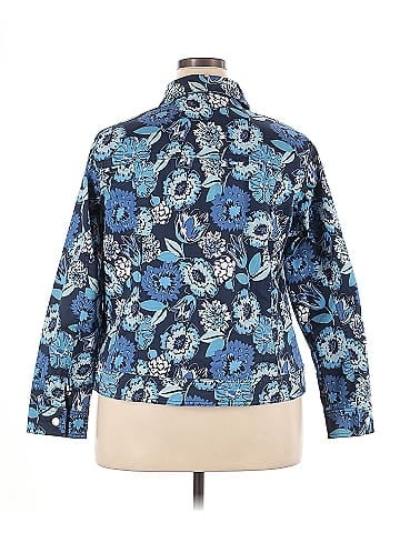 Liz Claiborne 3/4 Sleeve Button-Down Shirt (view 2)