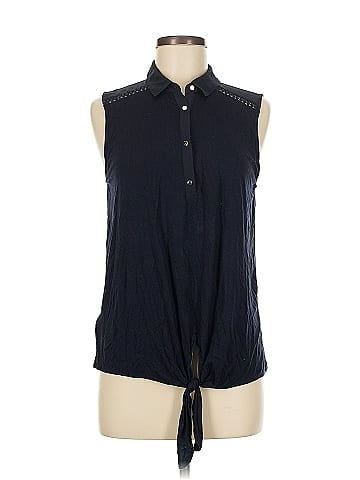 Ann Taylor Sleeveless Button-Down Shirt (view 1)