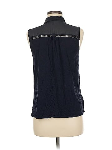 Ann Taylor Sleeveless Button-Down Shirt (view 2)
