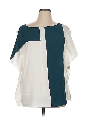 Anne Klein Short Sleeve Blouse (view 1)