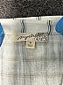Mystree 100% Cotton Stripes Ivory Long Sleeve Button-Down Shirt Size M - photo 7