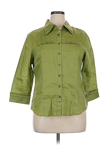 Appraisal 3/4 Sleeve Button-Down Shirt (view 1)