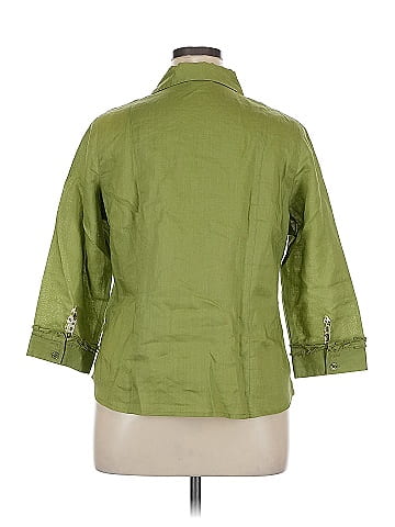 Appraisal 3/4 Sleeve Button-Down Shirt (view 2)