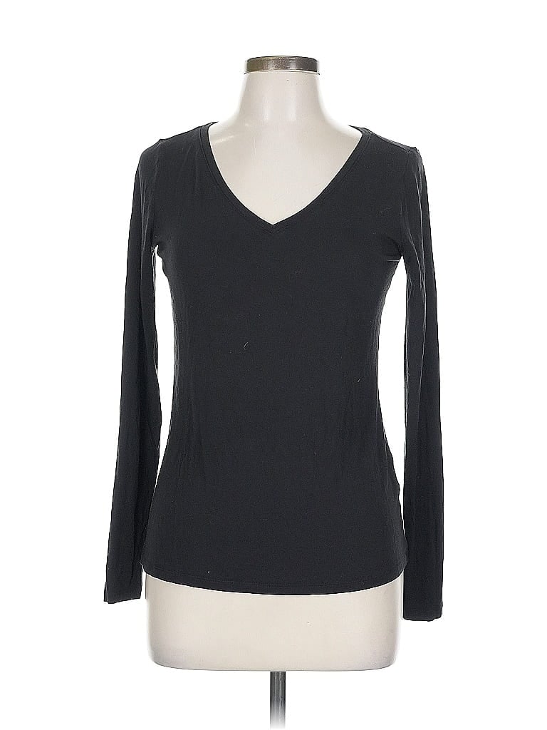 G by Giuliana Rancic Black Long Sleeve T-Shirt Size L (estimated) - photo 1