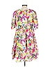 Crown & Ivy 100% Cotton Tropical Pink Casual Dress Size L - photo 2