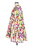 Crown & Ivy 100% Cotton Tropical Pink Casual Dress Size L - photo 4