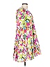 Crown & Ivy 100% Cotton Tropical Pink Casual Dress Size L - photo 3