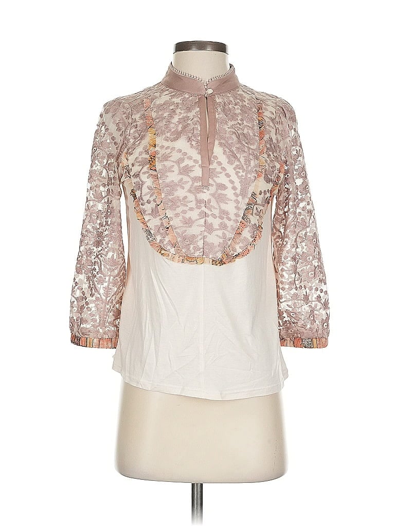 Tiny Ivory 3/4 Sleeve Blouse Size XS - photo 1