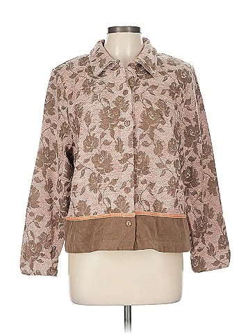 TanJay Tan Floral Tapestry Button-Up Jacket (view 1)