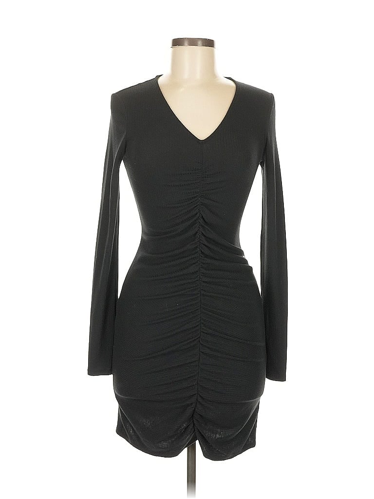 Pre-owned Love, Fire Cocktail Dress In Black