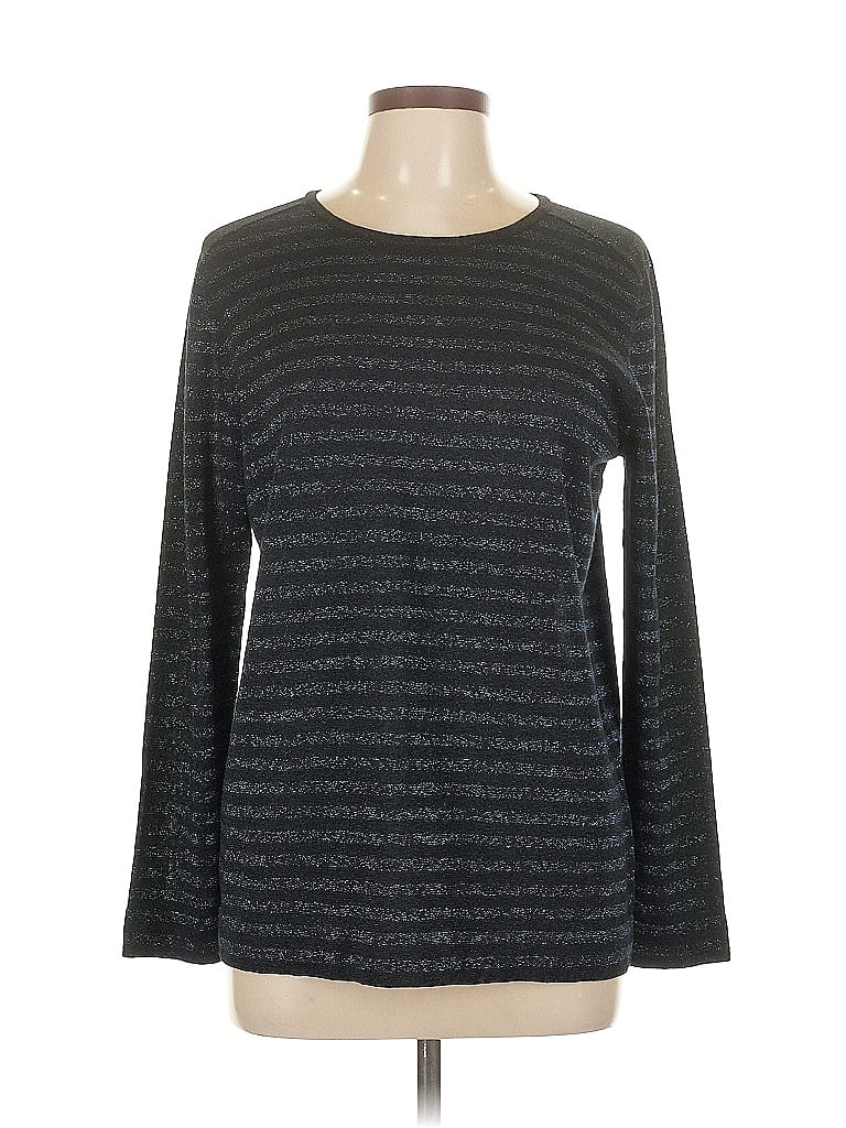 Akris Punto Gray Blue Pullover Sweater Size 12 - photo 1