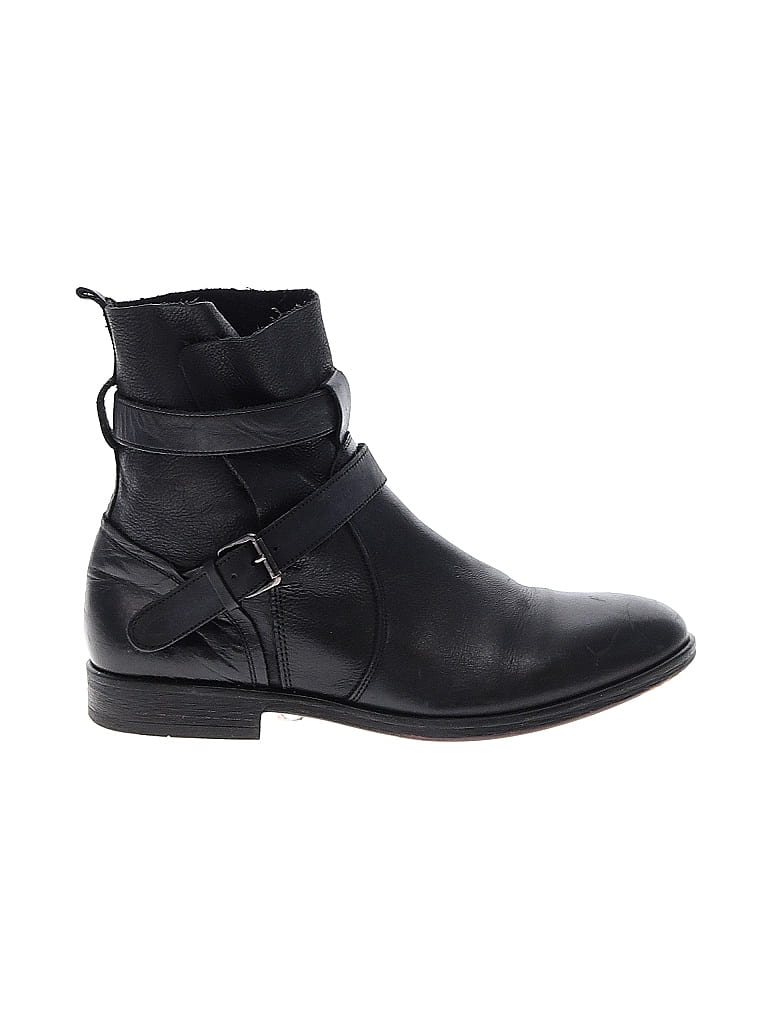 Minelli 100% Leather Black Blue Ankle Boots Size EU 39 - photo 1