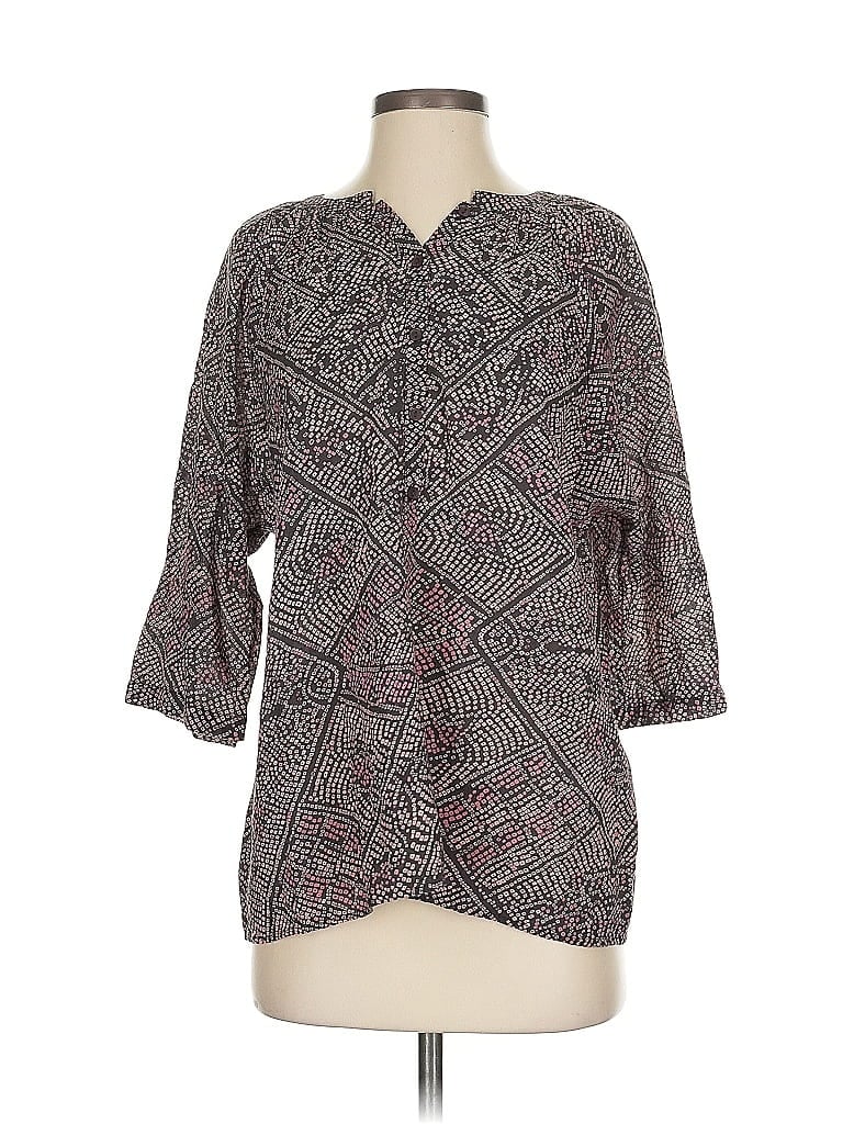Click to view more detailed imagery on our partner's website Pre-owned Apiece Apart 3/4 Sleeve Blouse In Gray