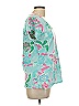 Simply Southern 100% Cotton Floral Teal Short Sleeve T-Shirt Size L - photo 3