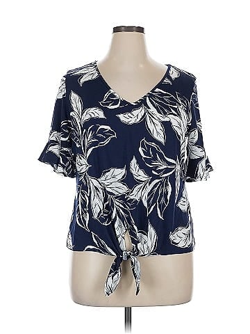 Perseption Concept Short Sleeve Blouse (view 1)