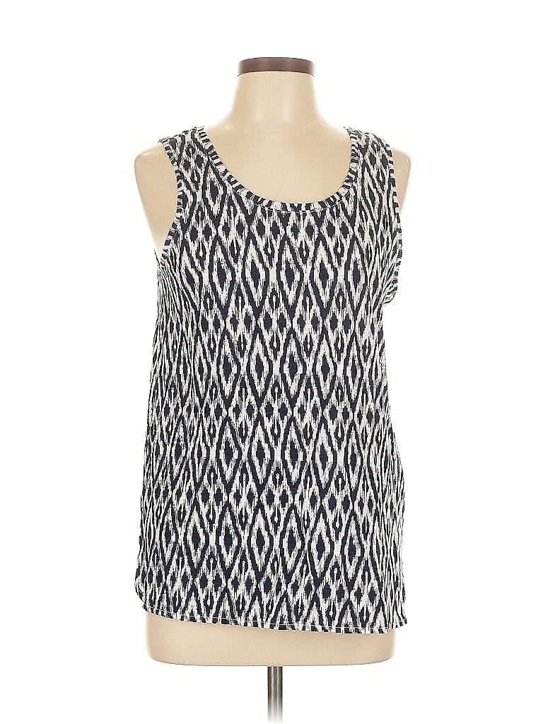 Pre-owned Banana Republic Factory Store Tank Top Blue Halter Neckline Tops