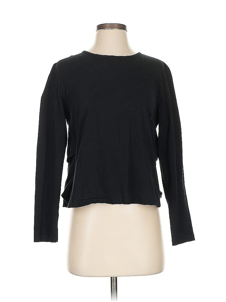 Click to view more detailed imagery on our partner's website Pre-owned Amo Long Sleeve Top Black Crew Neck Tops