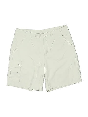 Weatherproof Khaki Cargo Shorts With Pockets (view 1)