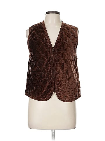Cambridge Dry Goods Brown Quilted Vest for Cozy Comfort (view 1)
