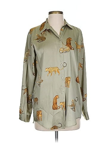 Zara Long Sleeve Button-Down Shirt (view 1)