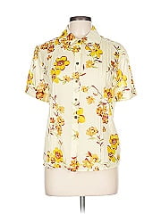 St. John Sport Short Sleeve Silk Top