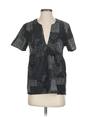 James Perse Short Sleeve Blouse (view 1)