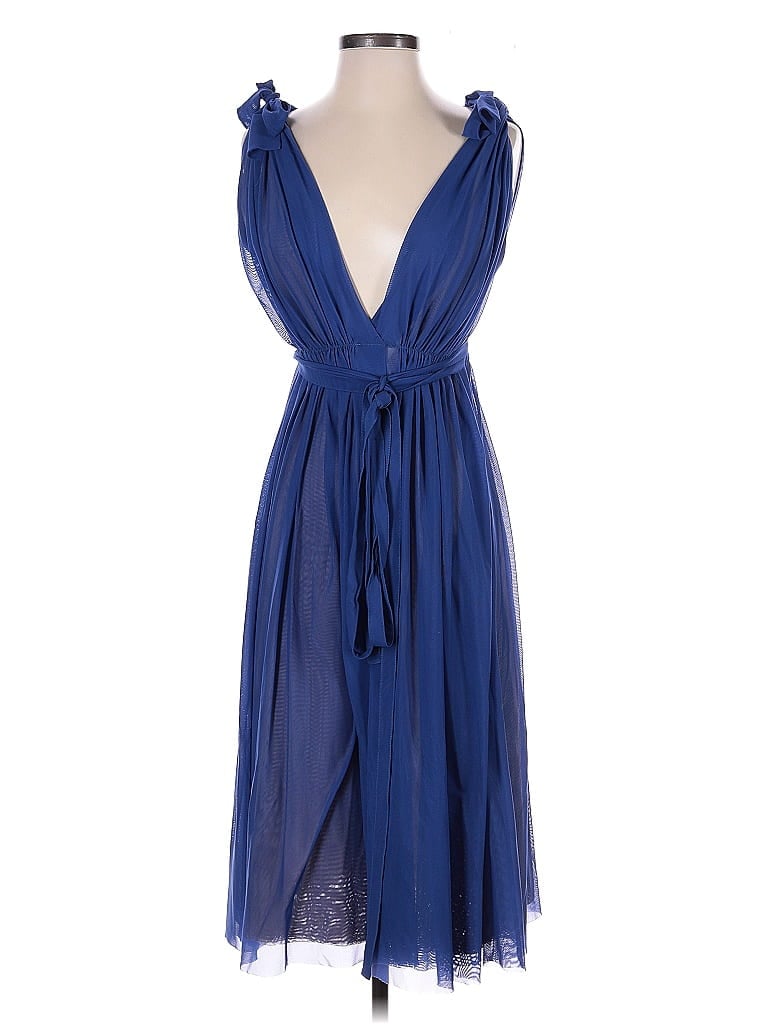 Amelia Toro Blue Cocktail Dress Size 2 - photo 1
