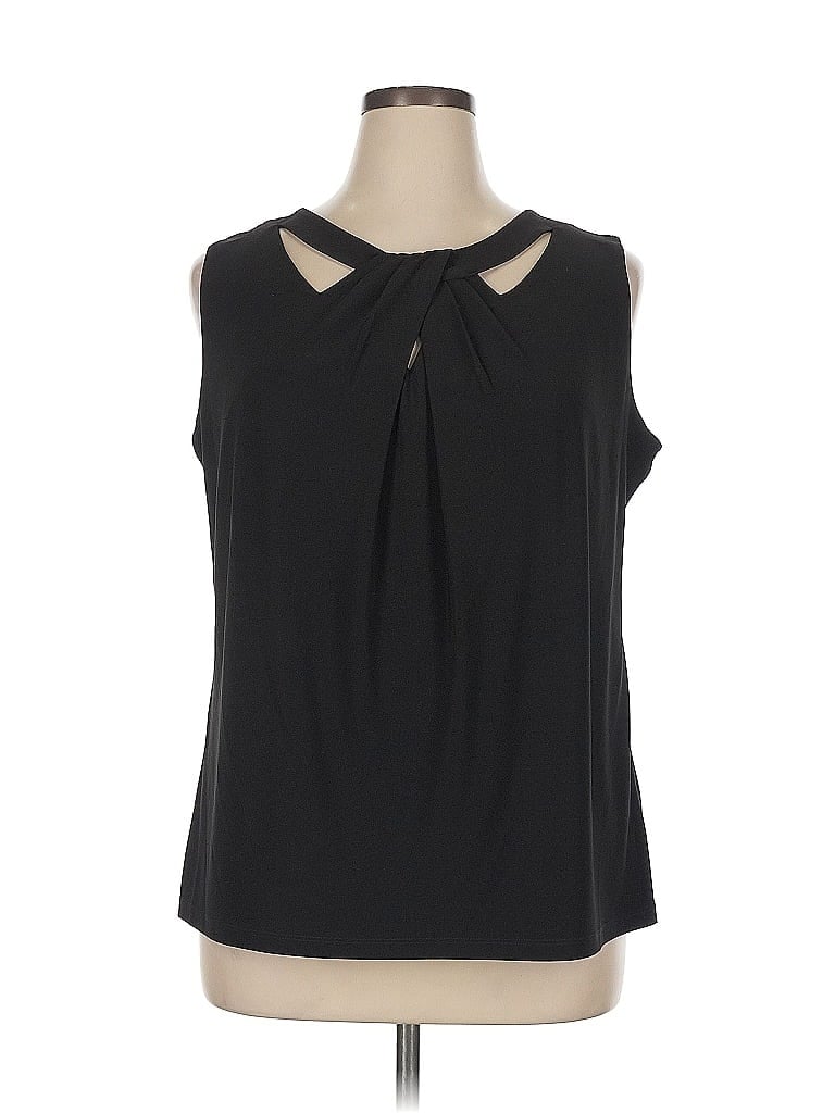 Jones Studio Black Sleeveless Blouse Size 1X - photo 1