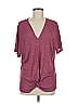 Juicy Couture Burgundy Short Sleeve Top Size M - photo 1