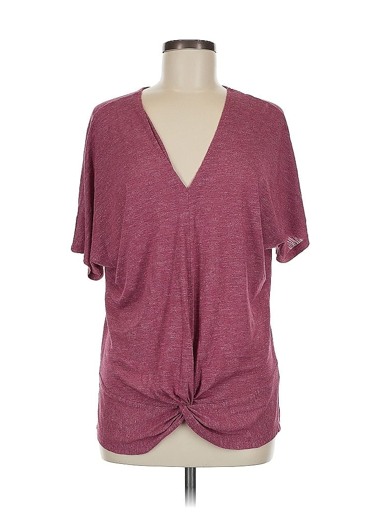 Juicy Couture Burgundy Short Sleeve Top Size M - photo 1