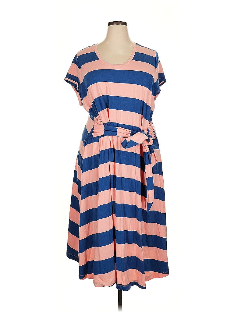 plus size tie strap dress