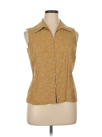 Liz Claiborne Sleeveless Silk Top (view 1)